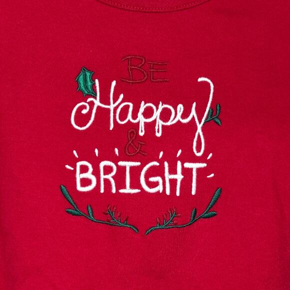 Gymboree "Be Merry & Bright" Red Bodysuit Size 6-12 Months NEW Christmas Holiday - Picture 4 of 9